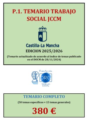 Temario completo Trabajo Social JCCM