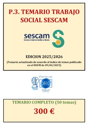 Temario Trabajo Social SESCAM