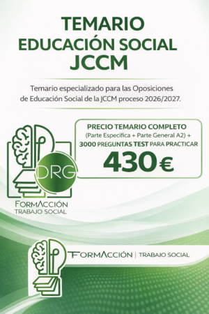 Material completo Educación Social JCCM: Temario + Tests